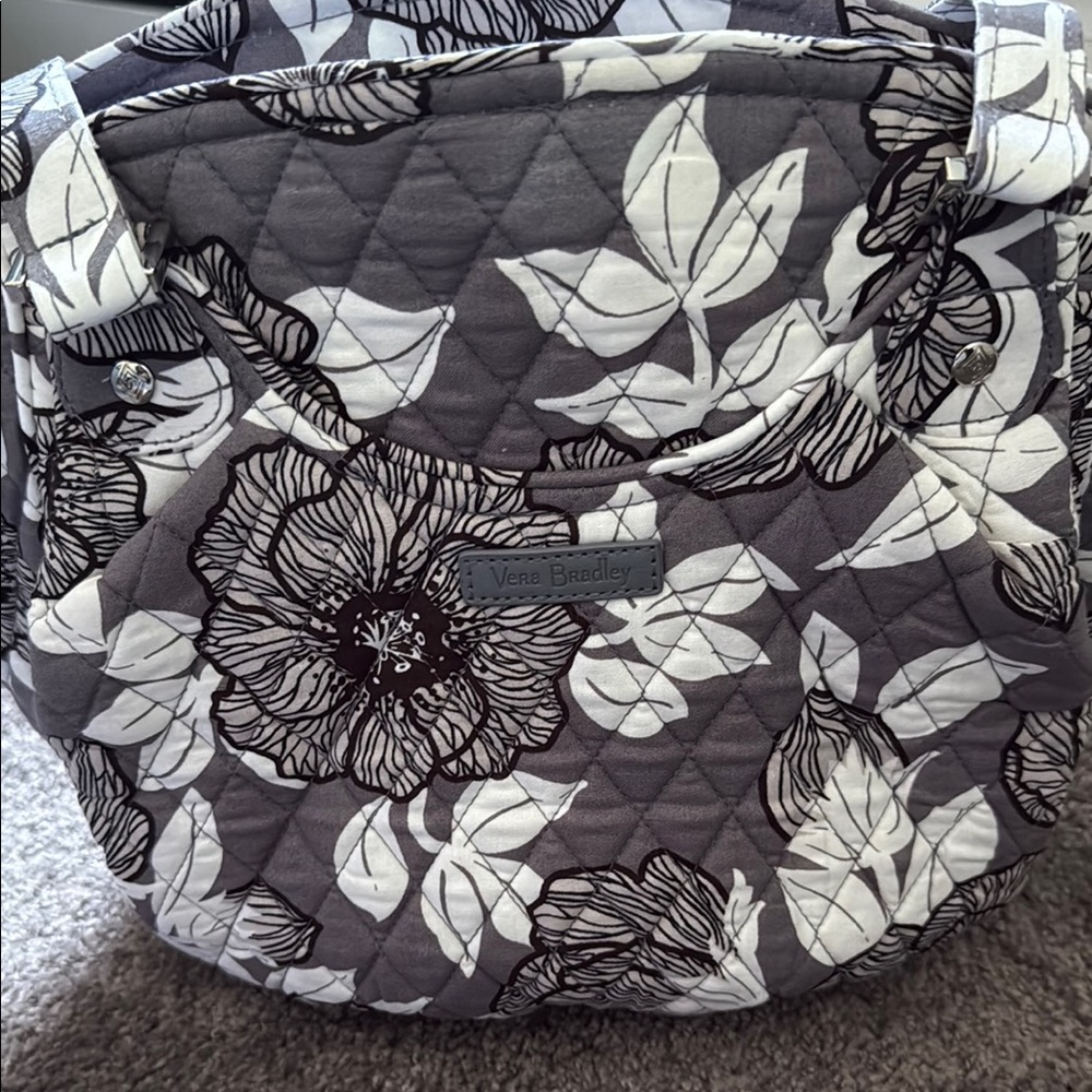 Vera Bradley Gray Floral Women's Bag